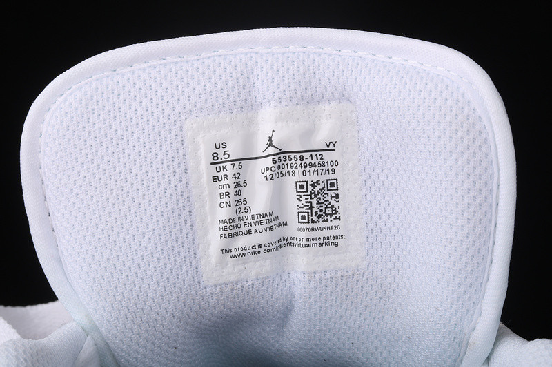 Air Jordan 1 Low “Triple White” 553558-112