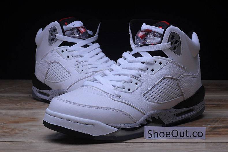 Air Jordan 5 Retro White Cement (GS) 440888-104