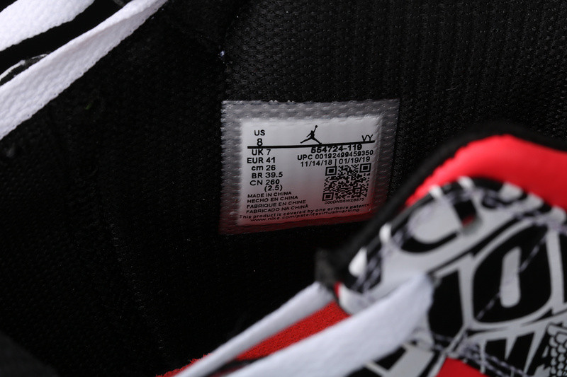 Nike Air Jordan 1 Mid Print Logos 554724-119