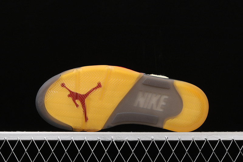 OFF White x Air Jordan 5 “Sail” DH8565-100