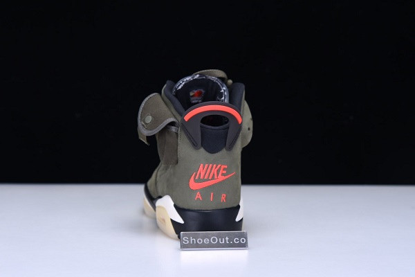 Travis Scott x Air Jordan 6 “Medium Olive” CN1084-200