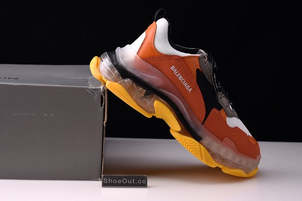 BLCG Triple S Clear Sole Orange White 541624 W09E1 1766