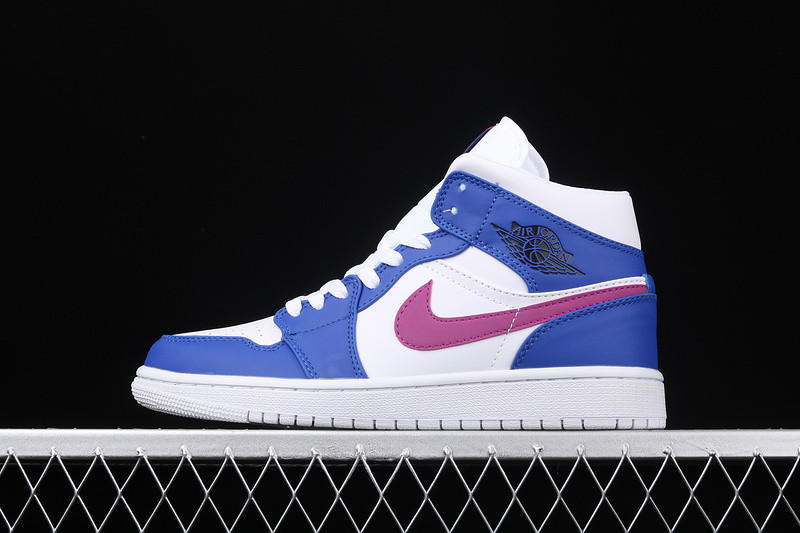 Air Jordan 1 Mid Hyper Royal/Hyper Violet-White 554724-451