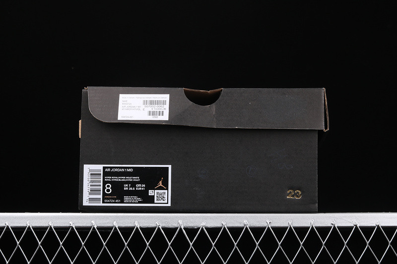 Air Jordan 1 Mid Hyper Royal/Hyper Violet-White 554724-451