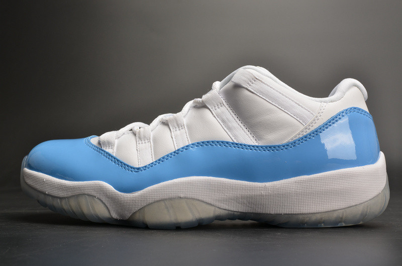 AIR JORDAN 11 RETRO LOW "CAROLINA 2017 RELEASE" mens 528895-106