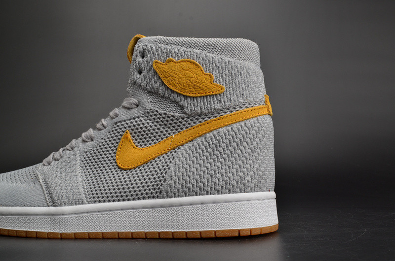 AIR JORDAN 1 FLYKNIT “WOLF GREY” mens 919704-025