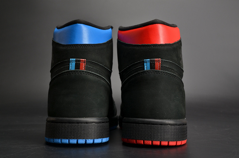 Air Jordan 1 Retro High OG “Quai 54”  Black/Italy Blue-University Red mens AH1040-054