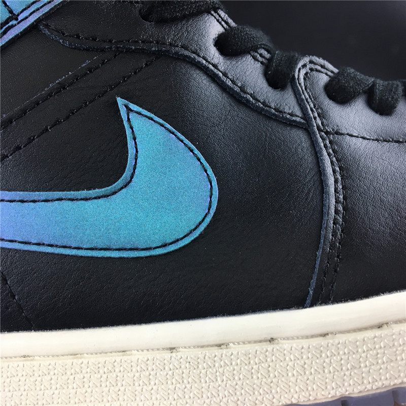 Air Jordan 1 Mid Iridescent Black BQ6472-009