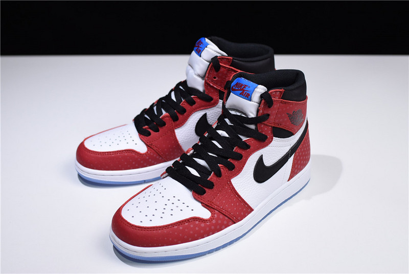 Air Jordan Retro 1 High Spider-man Origin Story 555088-602