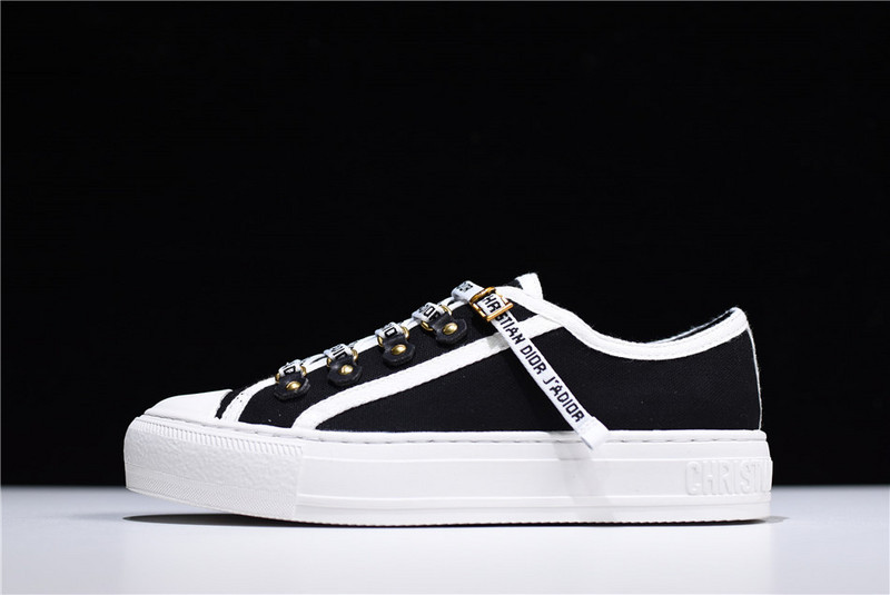 dr walk''n''D*or low top black canvas (w) kck177cva_s12x