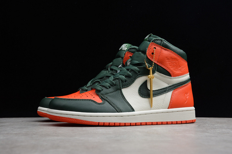 SoleFly x Air Jordan 1 Retro High OG Sail/Fir-Team Orange AV3905-138