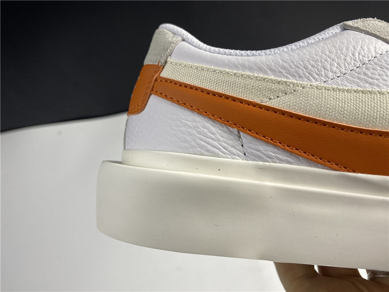 Sacai x Nike Blazer Low Orange Varisity White BV0076-107