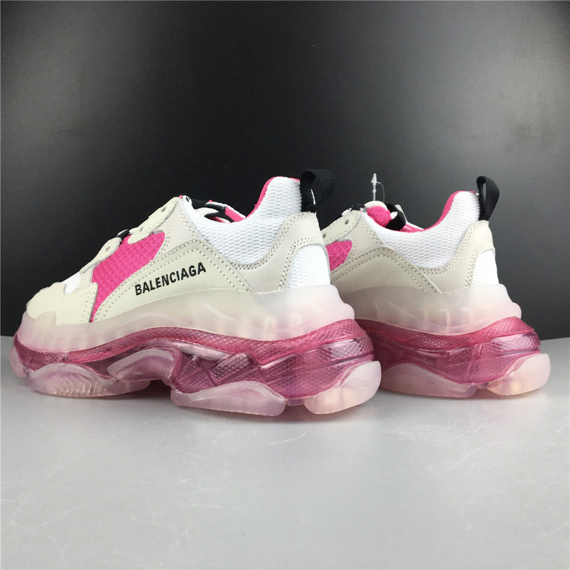 BLCG Triple S Clear Sole White Pink 544351 W09E1 1633