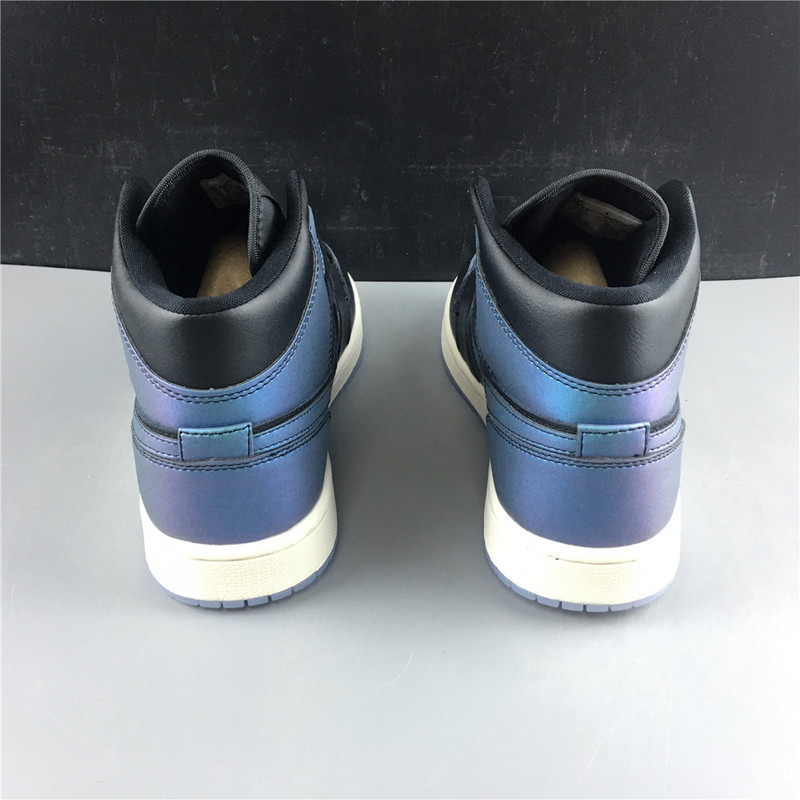 Air Jordan 1 Mid Iridescent Black BQ6472-009