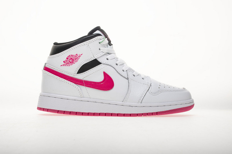 Air Jordan 1 Retro Mid "Hyper Pink" GS 555112-106