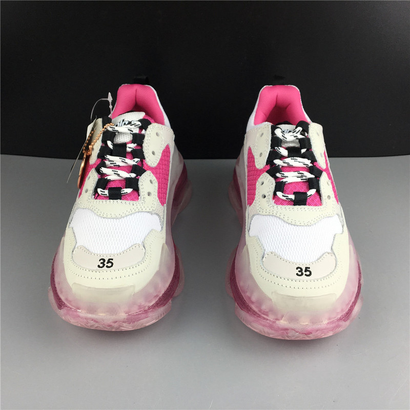 BLCG Triple S Clear Sole White Pink 544351 W09E1 1633