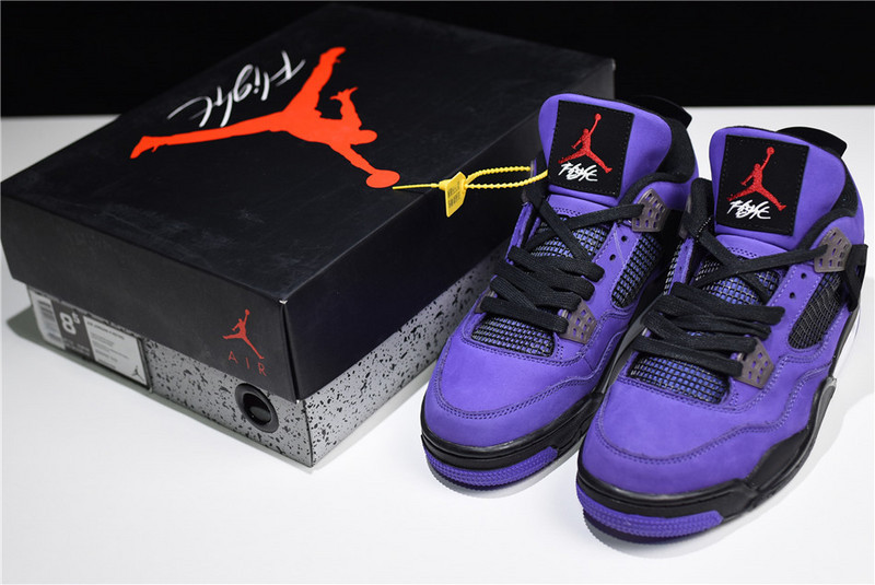 Travis Scott x Jordan 4 Retro Purple 308497-510