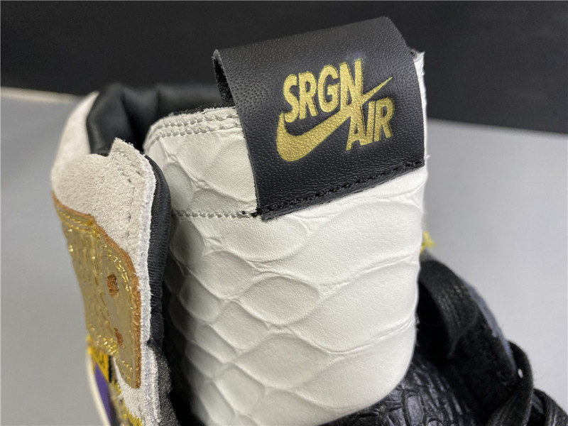 Air Jordan 1 High OG Black/Purple Gold 555088-171