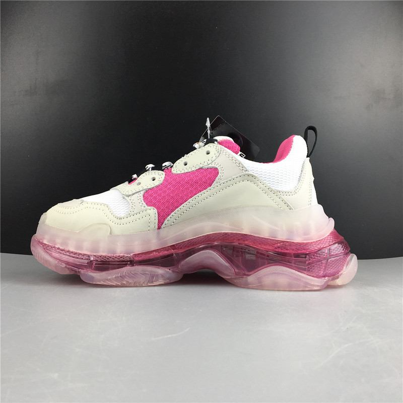 BLCG Triple S Clear Sole White Pink 544351 W09E1 1633