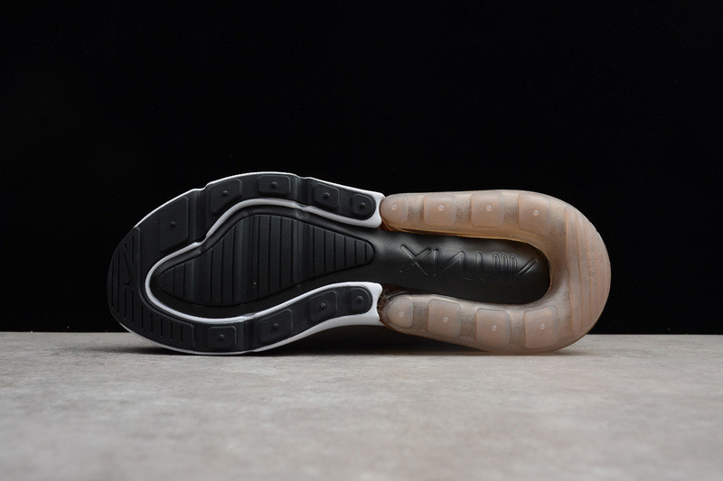 NIKE mens Air Max 270 “Sepia Stone” Black/ Summit White  AH8050-200