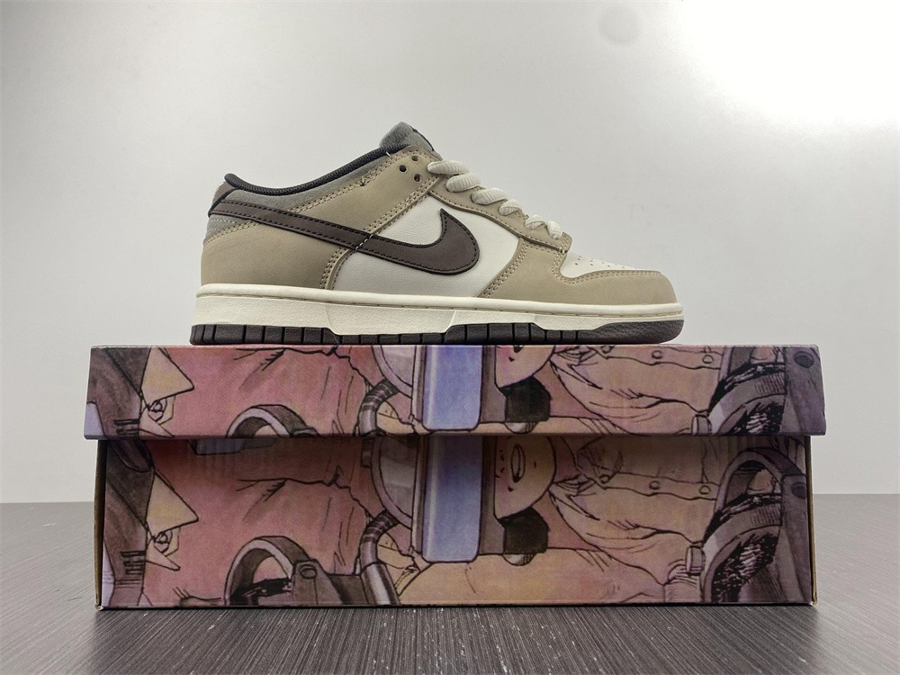 Otomo Katsuhiro x Nike SB Dunk Low Steamboy OST White Brown LF0039-002