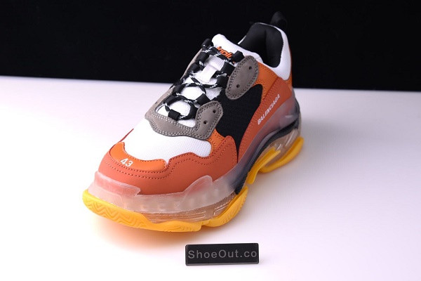 BLCG Triple S Clear Sole Orange White 541624 W09E1 1766