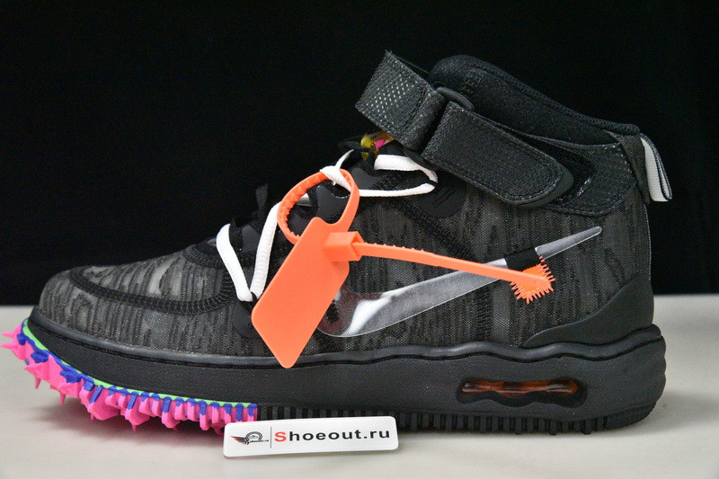 OF x Nike Air Force 1 Mid Black DO6290-001