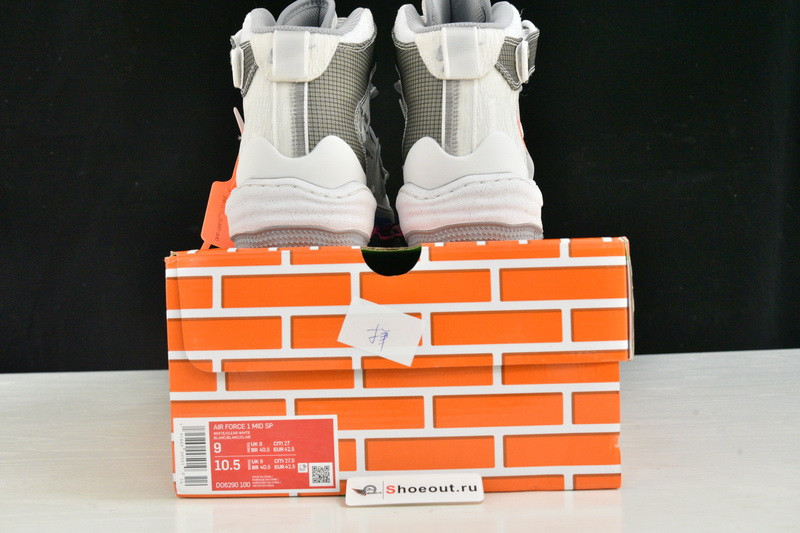 OF x Nike Air Force 1 Mid White DO6290-100