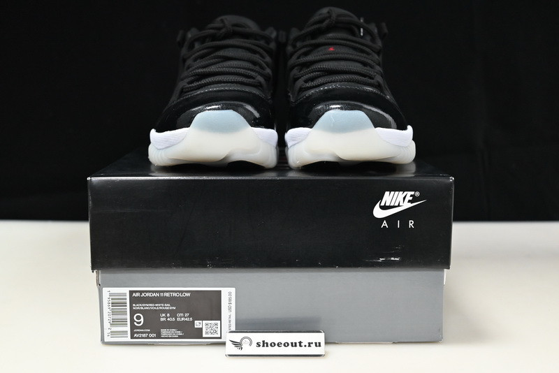 The Air Jordan 11 Low "72-10" AV2187-001