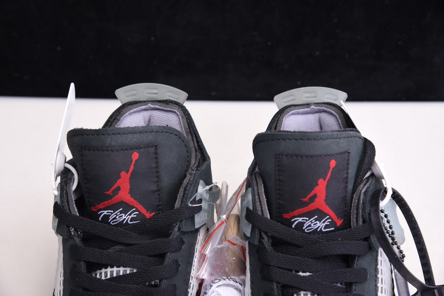 OFF White x Air Jordan 4 “Bred” CV9388-001