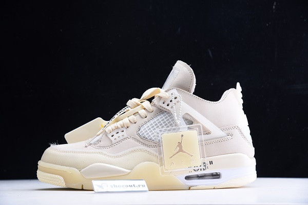 OFF White x Air Jordan 4 “Sail” CV9388-100