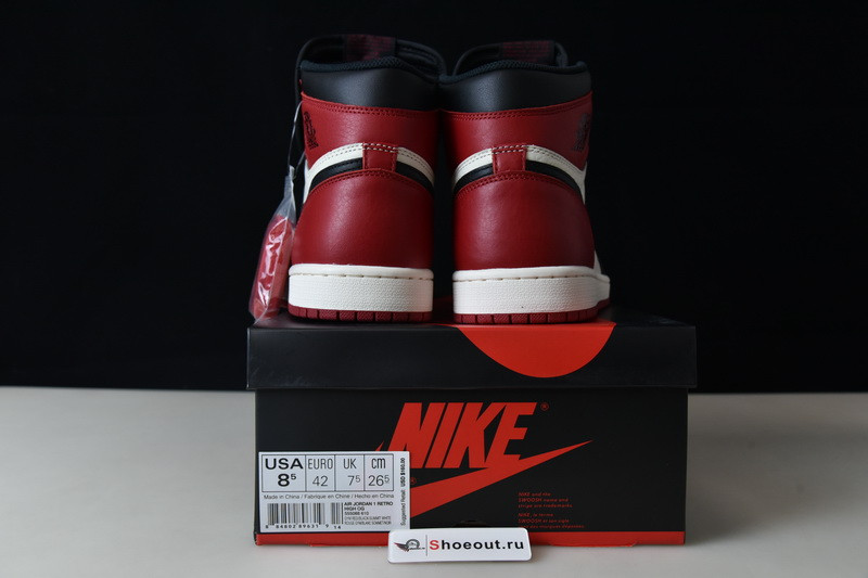 Air Jordan 1 Retro High OG Bred Toe 555088-610