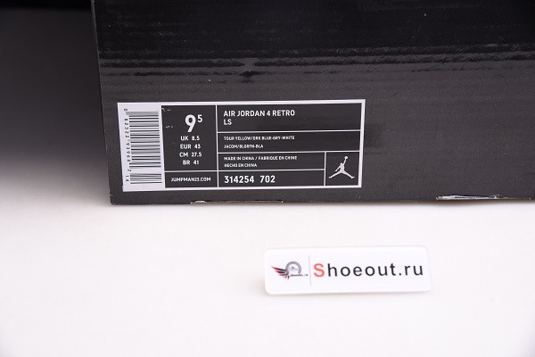 Air Jordan 4 Retro LS "Lightning" 314254-700