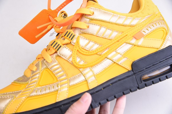 OFF White x Nike Air Rubber Dunk “University Gold” CU6015-700