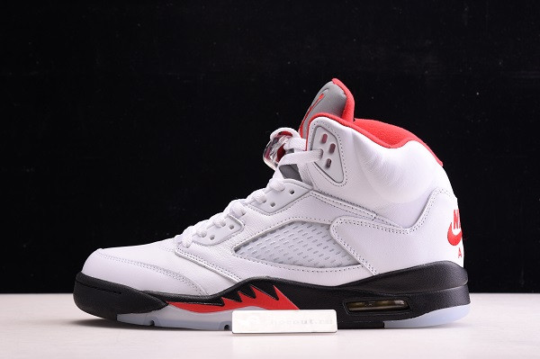 Air Jordan 5 Retro Fire Red Silver Tongue (2020) DA1911-102