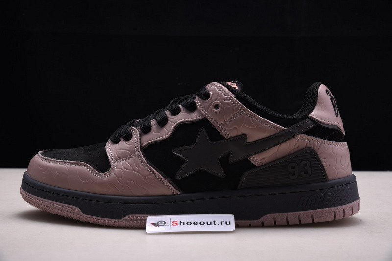 Bape Low Black Pink