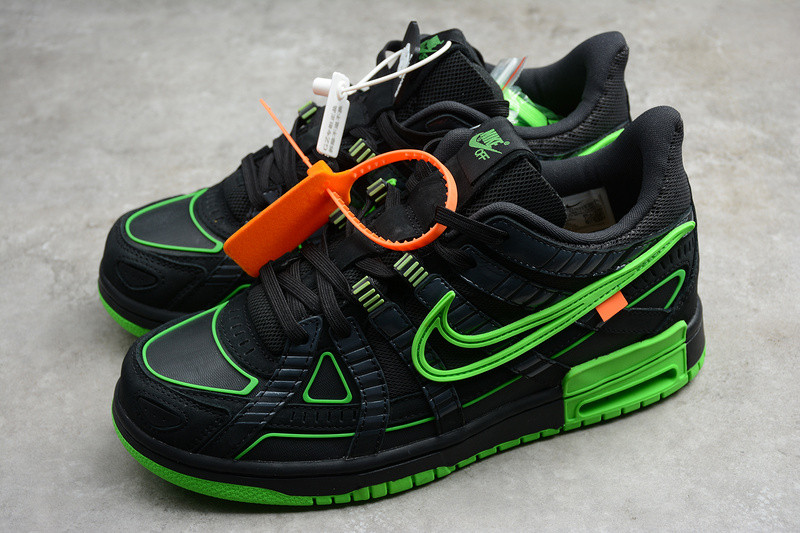 OFF White x Nike Air Rubber Dunk “Green Strike” CU6015-001
