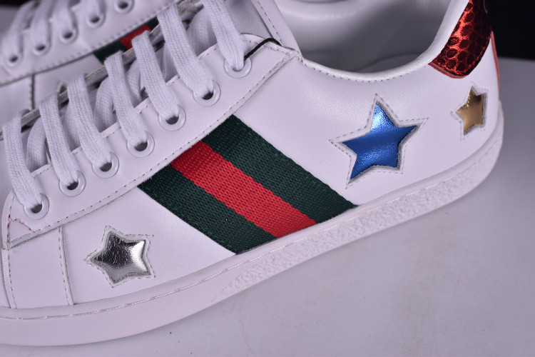 GC Ace Embroidered Low-Top Sneaker WITH COLORFUL STARS 431942-A38G1