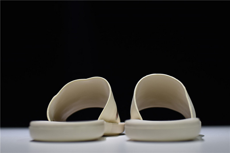 GC Leather SLIDE SANDAL WHITE WITH GG LOGO WOMENS 1K969E 3F7U F0090