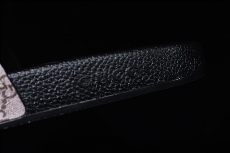 GC Leather SLIDE SANDAL with SNAKE