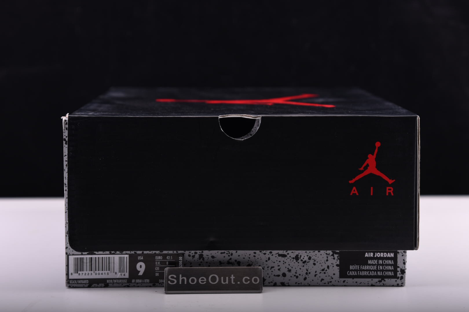 2019 Air Jordan 6 Retro Black Infrared OG 384664-060