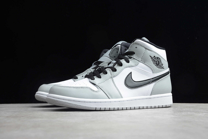 Jordan 1 Mid Light Smoke Grey 554724-092