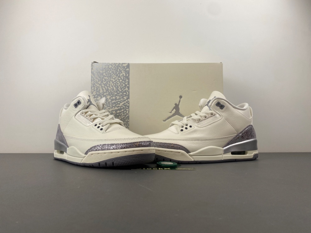 Air Jordan 3 “Sail/Metallic Silver” CK9246-100
