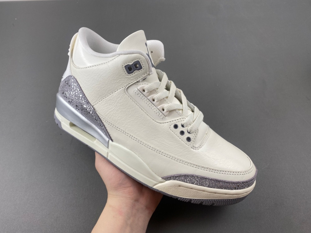 Air Jordan 3 “Sail/Metallic Silver” CK9246-100