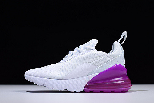 Nike womens  Air Max 270 white purple AH6789 106