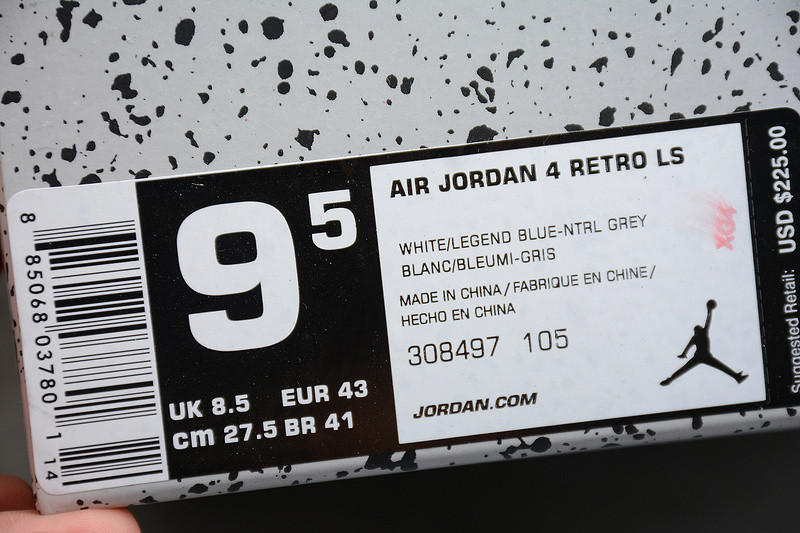 Air Jordan 4 Military Blue 308497-105