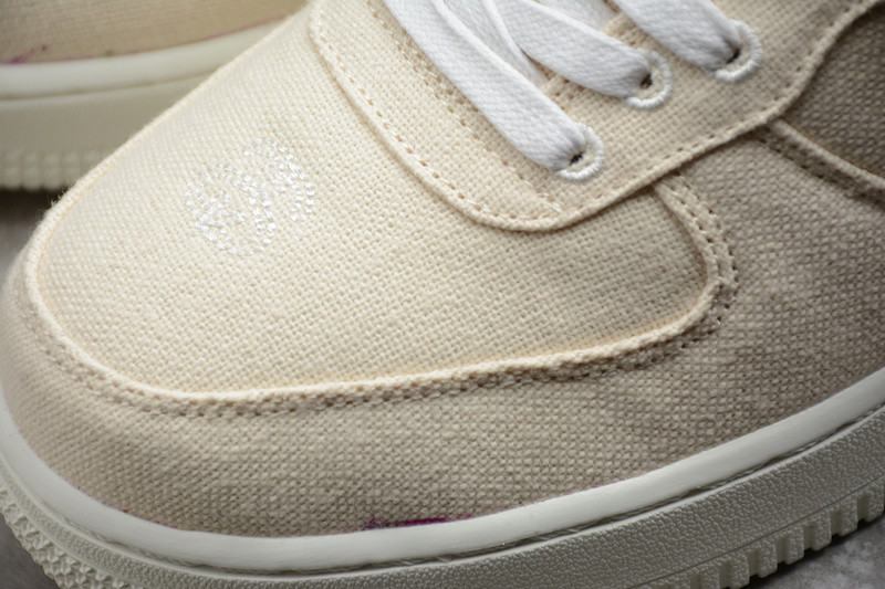 Stussy x Nike Air Force 1 Low Fossil Stone CZ9084-200