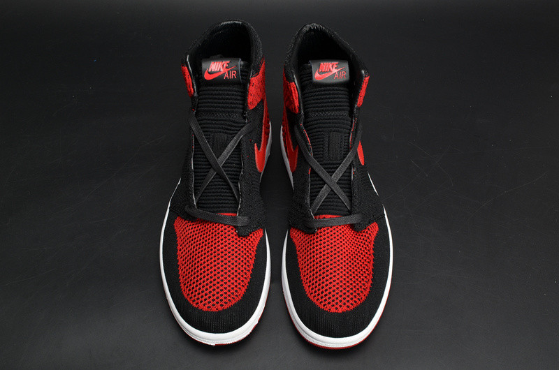 Nike Air Jordan 1 Retro High Flyknit “Banned” red mens 919704-001