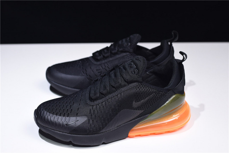 NIKE mens AIR MAX 270 “Tonal Orange” black  AH8050-008