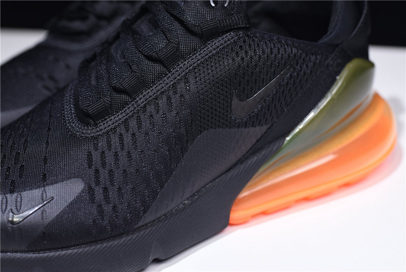 NIKE mens AIR MAX 270 “Tonal Orange” black  AH8050-008